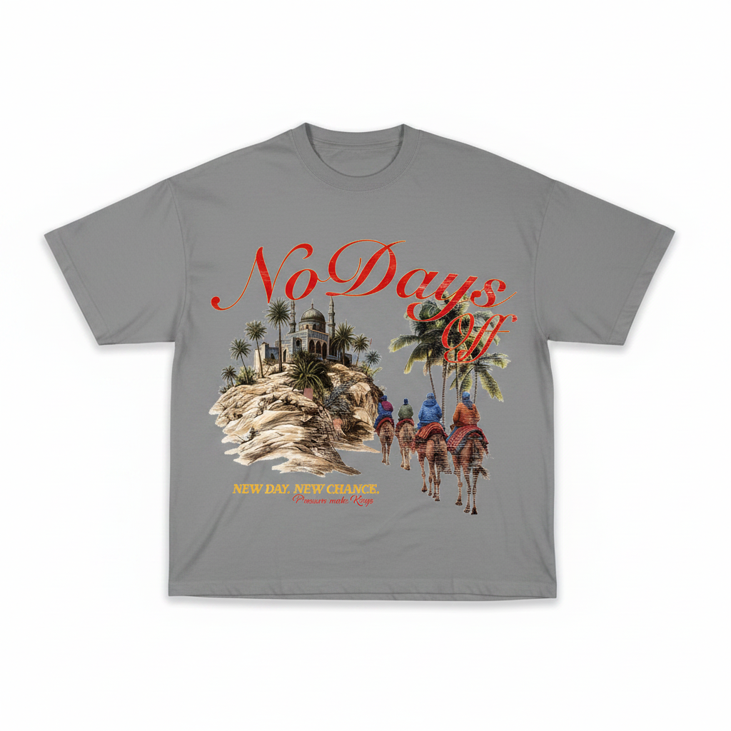 No Days Off Grey T-Shirt